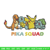 Pika squad embroidery design, Pokemon embroidery, Anime design, Embroidery file, Digital download, Embroidery shirt.jpg