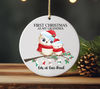 First Christmas As Grandparents Ornament, Personalized Grandparent Keepsake, Christmas Gift 2023, Christmas Ornament Gift For Grandma - 4.jpg