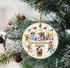 Personalized Disneyland Christmas 2022 Ornament, Mickey and Friend Christmas Ornament, Disneyworld Ornament, Disney Castle Ornament - 1.jpg