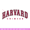 Harvard Crimson embroidery, Harvard Crimson embroidery, Football embroidery, Sport embroidery, NCAA embroidery. (7).jpg