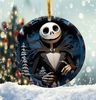 3D Skeleton Christmas Ornament Png, Round Christmas Ornament, PNG Instant Download, Xmas Ornament Sublimation Designs Downloads - 1.jpg