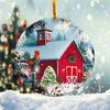 Christmas Barn Western Ornament Png, Round Christmas Ornament, PNG Instant Download, Xmas Ornament Sublimation Designs Downloads - 2.jpg