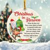 Christmas in Heaven Ornament Png, Round Christmas Ornament, PNG Instant Download, Xmas Ornament Sublimation Designs Downloads - 1.jpg