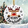 Christmas Reindeer Ornament Png, Round Christmas Ornament, PNG Instant Download, Xmas Ornament Sublimation Designs Downloads - 1.jpg