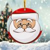 Christmas Santa Face Ornament Png, Round Christmas Ornament, PNG Instant Download, Xmas Ornament Sublimation Designs Downloads - 1.jpg