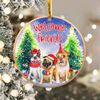 Dog Friends Christmas  Ornament Png, Round Christmas Ornament, PNG Instant Download, Xmas Ornament Sublimation Designs Downloads - 2.jpg
