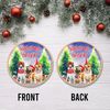 Dog Friends Christmas  Ornament Png, Round Christmas Ornament, PNG Instant Download, Xmas Ornament Sublimation Designs Downloads - 3.jpg