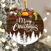 Merry Christmas Ornament Png, Round Christmas Ornament, PNG Instant Download, Xmas Ornament Sublimation Designs Downloads - 2.jpg