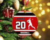 Personalized Baseball Christmas Ornament, Custom Baseball Batter Picher Catcher Ornament, Sports Ornament, Baseball Team Keepsake, Xmas Gift - 1.jpg
