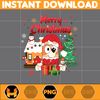 Christmas Family Shirt Design Png, Blue Dog Family Png, Christmas Cartoon Png, Design Files for Sublimation, Digital File (8).jpg