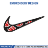 Akatsuki Nike embroidery design, Naruto embroidery, Nike design, anime design, anime shirt, Digital download.jpg