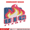 Illinois Chicago Flames embroidery design, Illinois Chicago Flames embroidery, logo Sport embroidery, NCAA embroidery..jpg