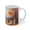 Mountains and Bear Coffee Mug  Nature Inspired  Outdoor Design  Watercolor Mountain Scene  Dad Gift  Nature Lover Gift  Hunter Gift - 4.jpg