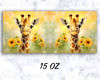 Baby Giraffe Mug Wrap, 11oz & 15oz Mug Template, Mug Sublimation Design, Sunflowers Mug Wrap Template, Instant Digital Download PNG - 2.jpg