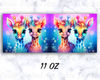 Neon Colorful Baby Giraffes Mug Wrap, 11oz And 15oz Mug Template, Mug Sublimation Design, Mug Wrap Template, Instant Digital Download PNG - 3.jpg