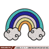 Rainbown cute embroidery design, Rainbown embroidery, Embroidery file, Embroidery shirt, Emb design, Digital download.jpg