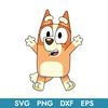 Bluey Bingo Svg, Bluey, Bluey Svg, Bluey Characters, Bluey Dog, Bluey Family, Bingo Dog, BC04