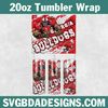 Georgia Bulldogs Football 3D Inflated Tumbler Wrap.jpg