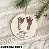 Personalized New Baby Ornament, First Christmas Ornament, Baby Photo Ornament, Baby Keepsake Ornament, Newborn Footprints, New Mommy Gift - 5.jpg