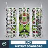 Christmas Tumbler Sublimation Designs  20oz Skinny Tumbler Wrap, Cartoon Funny Christmas Design Tumbler PNG Digital 2D (19).jpg