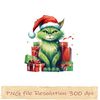 Cute Green Cat Christmas 6.jpg