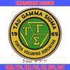 Tau Gamma Sigma embroidery design, logo embroidery, logo design, embroidery file, logo shirt, Digital download..jpg