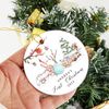 Baby's First Christmas Ornament Cute Rabbit, Personalized Baby 1st First Christmas Decoration, Baby Christmas Gift, Baby Christmas Bauble - 4.jpg