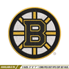 Boston Bruins Embroidery Design, Logo Embroidery, NHL Embroidery, Embroidery File, Logo shirt, Digital download.jpg