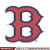 Boston Red Sox Embroidery Design, Logo Embroidery, MLB Embroidery, Embroidery File, Logo shirt, Digital download.jpg