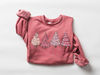 Merry & Bright Pink Christmas Trees Sweatshirt, Cute Christmas Sweatshirt, Women's Holiday Sweater, Winter Sweatshirt, Christmas Shirt - 7.jpg