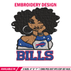 Buffalo Bills girl Embroidery Design, Logo Embroidery, NCAA Embroidery, Embroidery File, Logo shirt, Digital download.jpg