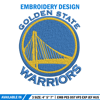 Golden State Warriors logo Embroidery, NBA Embroidery, Sport embroidery, Logo Embroidery, NBA Embroidery design.jpg