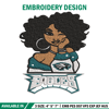 Philadelphia Eagles embroidery design, NFL girl embroidery, Philadelphia Eagles embroidery, NFL embroidery.jpg