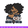 Chicago Bears Girl Embroidery Design, Logo Embroidery, NCAA Embroidery, Embroidery File, Logo shirt, Digital download.jpg