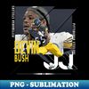 JL-20231027-2399_Devin Bush football Paper Poster Steelers 4 3101.jpg