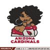 Arizona Cardinals Girl Embroidery Design, Logo Embroidery, NFL Embroidery, Embroidery File, Logo shirt, Digital download.jpg