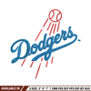 Los Angeles Dodgers logo Embroidery, MLB Embroidery, Sport embroidery, Logo Embroidery, MLB Embroidery design..jpg