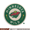Minnesota Wild logo Embroidery, NHL Embroidery, Sport embroidery, Logo Embroidery, NHL Embroidery design.jpg