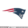 New England Patriots logo Embroidery, NFL Embroidery, Sport embroidery, Logo Embroidery, NFL Embroidery design..jpg