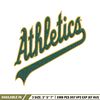 Oakland Athletics logo Embroidery, MLB Embroidery, Sport embroidery, Logo Embroidery, MLB Embroidery design.jpg