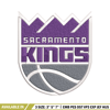 Sacramento Kings logo Embroidery, NBA Embroidery, Sport embroidery, Logo Embroidery, NBA Embroidery design..jpg