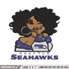 Seattle Seahawks Girl embroidery design, NFL girl embroidery, Seattle Seahawks embroidery, NFL embroidery.jpg