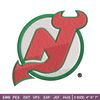 New Jersey Devils logo Embroidery, NHL Embroidery, Sport embroidery, Logo Embroidery, NHL Embroidery design..jpg