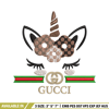 Unicorn gucci Embroidery Design, Gucci Embroidery, Embroidery File, Brand Embroidery, Logo shirt, Digital download.jpg