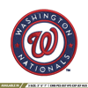 Washington Nationals logo Embroidery, MLB Embroidery, Sport embroidery, Logo Embroidery, MLB Embroidery design.jpg