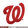 Washington Nationals logo Embroidery, MLB Embroidery, Sport embroidery, Logo Embroidery, MLB Embroidery design..jpg