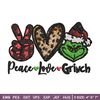 Peace love Grinch Embroidery design, Grinch christmas Embroidery, Grinch design, Embroidery file, Instant download..jpg