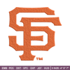 San Francisco Giants logo Embroidery, MLB Embroidery, Sport embroidery, Logo Embroidery, MLB Embroidery design.jpg