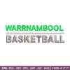 Warrnambool Basketball embroidery design, Warrnambool Basketball embroidery, logo design, logo shirt, Digital download..jpg