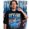 Limited Skyline R34 GT-T Vintage T-Shirt, Skyline R34 GT-R JDM Graphic T-shirt, Retro 90's Fans Homage shirt,  Skyline R34 T-shirt, Jdm Gift - 2.jpg